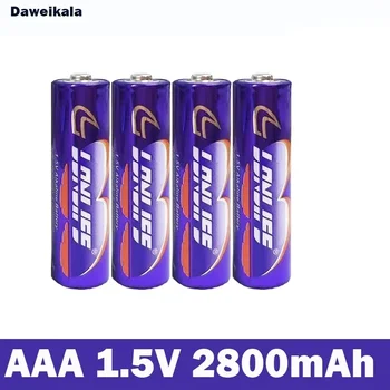 1.5 V AAA аккумуляторная батарея 2800mah AAA 1.5V новая щелочная аккумуляторная батарея, подходит для светодиодных игрушек mp3wait + бесплатная доставка