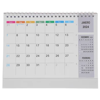 1 Настольный календарь Book of Brazil на 2024 год, перекидные календари, настольный календарь для домашнего офиса