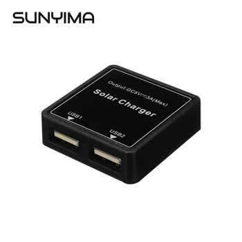 1шт SUNYIMA Dual USB Регулятор солнечной панели 43 * 42 5V 3A (Макс.) Солнечный контроллер Зарядное устройство для солнечной батареи