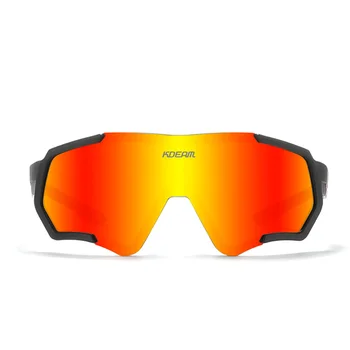 2023 Kdeam Дизайн Модные Солнцезащитные Очки для Мужчин Спорт на Открытом Воздухе Велоспорт Бескаркасные Очки TR90 Поляризованная Вспышка С Оригинальной Коробкой