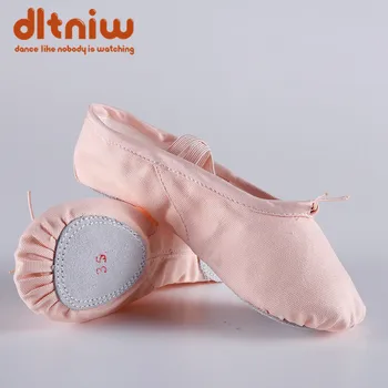2024 Детская женская парусиновая обувь на мягкой подошве для девочек, детская балетная обувь для занятий танцами, кроссовки