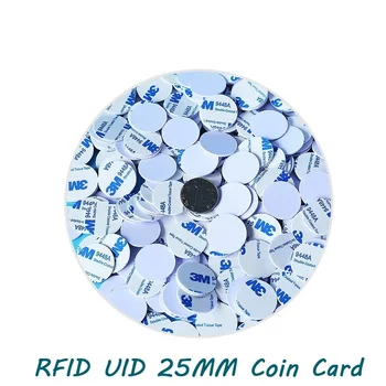 5шт NFC Смарт-Чип Бирка UID Монета Карта Наклейка RFID Перезаписываемый Ключ Копия Копировальный Жетон 1K S50 Клон Дубликатор 13,56 МГц IC Значок