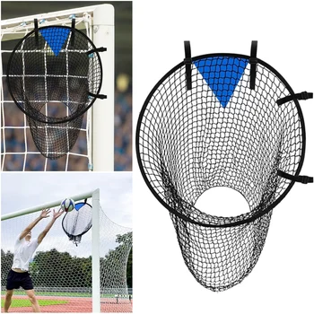 70-сантиметровые угловые сетки для стрельбы по футбольным воротам, футбольное тренировочное оборудование с регулируемыми ремнями для тренировок квотербеков по футболу