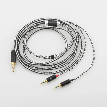 Audiocrast 3.5 стерео в 2х2.5мм разъем посеребренный кабель для обновления ПО HE400i HE1000 не6 HE500 he560 наушники взрослых В2 