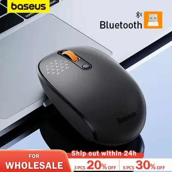 Baseus F01B Мышь Беспроводная Bluetooth 5,0 Мышь 1600 точек на дюйм С Бесшумным Щелчком Мыши Для Планшета MacBook Портативных ПК Игровых Аксессуаров