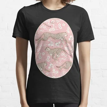 Cheetah Chintz - розовая футболка с сахарной ватой, одежда в стиле хиппи, аниме, платье-футболка для женщин, большие размеры, сексуальное