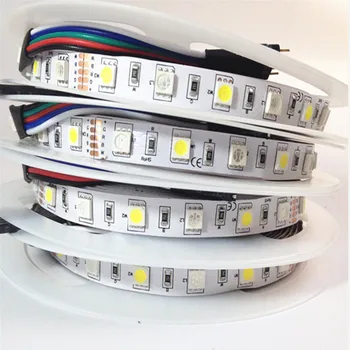 DC24V 12V 12mm10mm RGBW светодиодные ленты 5050 SMD 5M 300 led водонепроницаемые IP65 IP67 гибкая лента веревка полоса света RGBWW бесплатная доставка