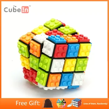 Fanxin Buiding Block Cube Puzzle cubo Magico Развивающий пазл Идея Рождественского подарка