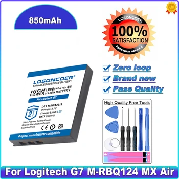 LOSONCOER 850 мАч L-LL11, NTA2319 Высокой емкости Для беспроводной лазерной мыши Logitech G7, M-RBQ124, MX Air 190310-2000 F12440020