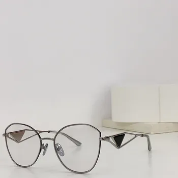PR52ZV Высококачественные брендовые женские солнцезащитные очки Модные мужские солнцезащитные очки в сверхлегкой металлической прозрачной оправе из ацетата на тонкой ножке