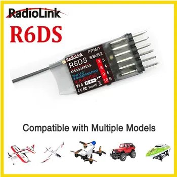 Radiolink R6DS 2.4G 6/10 Каналов Радиоуправляемого Передатчика-Приемника SBUS/PWM/PPM для Гоночных Дронов-Квадроциклов