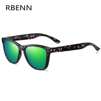 RBENN Новый Бренд, Дизайнерские Модные Поляризованные Солнцезащитные Очки Для Женщин Мужчин Прохладный Стимпанк Зеркальные Солнцезащитные Очки Для Вождения Gafas De Sol UV400