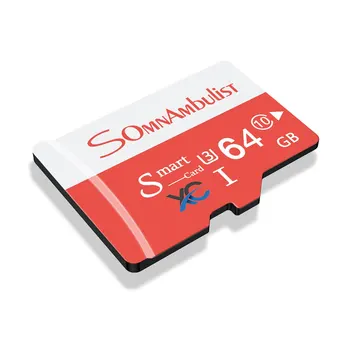 SomnAmbulist 64GB Высокоскоростная Карта Памяти C10 U3 V30 Для Дронов Камер Устройств Наблюдения Micro SD Card 64GB A1 Mini TF Card