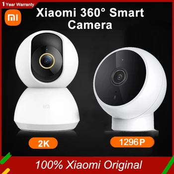 Xiao Mi Jia Smart Camera 2K 1296P HD 360 Угол Mi Home Security IP-Камеры для помещений С возможностью Поворота и Наклона WiFi Радионяня Ночное Видео Веб-камера