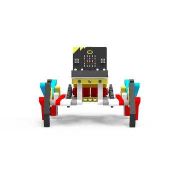 Yahboom Забавный Игривый STEM Micro: бит Строительный блок Программируемый робот-Паук-Кодировщик Набор игрушек для школы