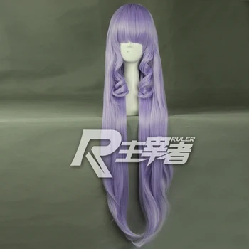 Аниме-шоу от Rock!! Гитара и вокалист Qiuqiu Фиолетовый парик для косплея с длинными вьющимися волосами, кепка-парик без термостойких волокон, реквизит для косплея