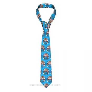 Арале Норимаки Happy Dr Slump Японская манга Классический мужской галстук из полиэстера шириной 8 см с принтом, аксессуар для косплея и вечеринки