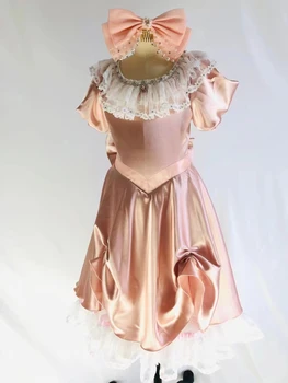 Балетная юбка Clara variable gauze dress 2023, новое французское аристократическое платье цвета шампанского розового цвета.
