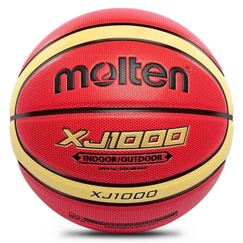 Баскетбольный мяч Molten XJ1000, размер 6, 7 Для тренировок в помещении/на открытом воздухе, износостойкий баскетбольный мяч из искусственной кожи