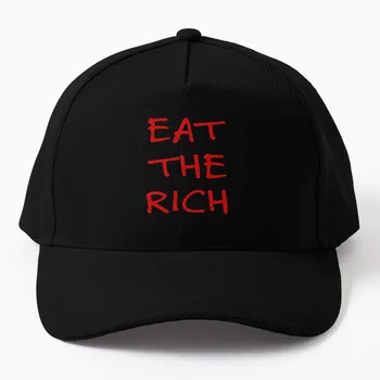 Бейсболка Eat the Rich Red, шляпа большого размера, роскошная мужская кепка Icon, кепка роскошного бренда, женская кепка