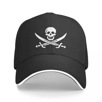Бейсболка с пиратским флагом Джека Рэкхема, бейсболка с тепловым козырьком, шляпа для вечеринок, мужская для девочек-рейверов для гольфа