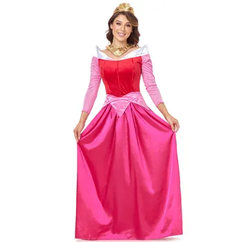 Взрослый Косплей Принцессы Авроры Розовое Платье Сценический Костюм Для Выступлений