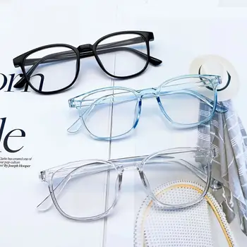 Винтажные прозрачные очки с защитой от синего света, очки для женщин, мужчин, играющих в компьютерные игры, защитные очки