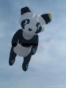 воздушный змей из нейлоновой ткани с рисунком панды из мультфильма профессиональный гигантский воздушный змей для взрослых koi noborikoi nobori, надувной воздушный змей для рыбалки