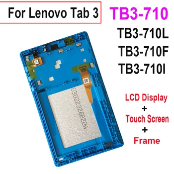 Для Lenovo Tab 3 7,0 710 TB3-710 TB3-710F TB3-710L TB3-710I ЖК-дисплей С Сенсорным Экраном Дигитайзер В сборе
