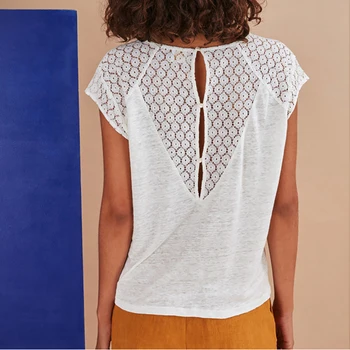 Женская футболка с графическим принтом, летняя женская футболка с V-образным вырезом и коротким рукавом, классический повседневный винтажный женский топ