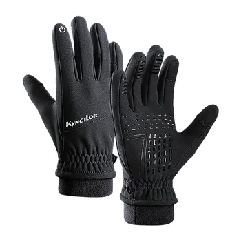 Зимние теплые велосипедные перчатки для мужчин, женские варежки, водонепроницаемые лыжные перчатки для верховой езды, пешие прогулки, Мотоциклетные перчатки, Термоспортивные перчатки унисекс