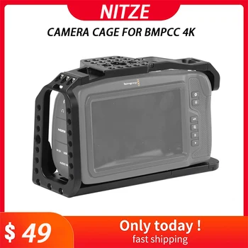 Клетка камеры NITZE для BMPCC 4K -TP10 с доставкой за 7 дней, бесплатная доставка