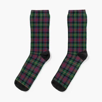 Клетчатые носки Clan Logan прозрачный рождественский чулок футбольные новинки Носки Женские мужские