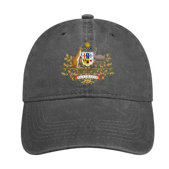 Ковбойская шляпа с гербом Австралии, модные кепки с тепловым козырьком для мужчин и женщин
