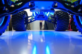 Комплект светодиодных ламп освещения шасси + пульт дистанционного управления для радиоуправляемого автомобиля G3 HSP losi 5ive t baja monster truck