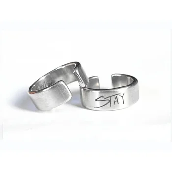 Концертное кольцо KPOP Stray Kids для женщин и мужчин, модное открытое кольцо из нержавеющей стали, подарочные ювелирные аксессуары