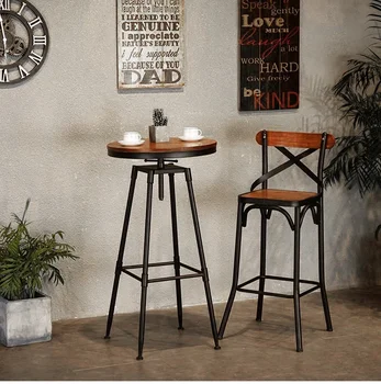 Круглые Высокие барные столы В столовой, современные деревянные роскошные барные столы для ночного клуба, кофейня Mesa Barra Para