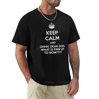 летние топы для мальчиков, мужская футболка, футболка Keep Calm, футболка с круглым вырезом, спортивная рубашка, футболки на заказ, мужские футболки