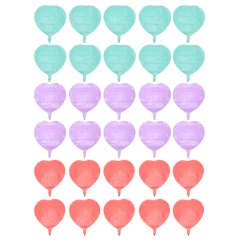 Милые воздушные шары из полиэфирной пленки в форме сердца, безопасные для многоразового использования, привлекающие внимание Воздушные шары для вечеринок яркого цвета, широко используемые для свадьбы