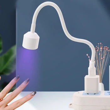 Мини-сушилка для ногтей, УФ-светодиодная лампа, Складная USB-лампа для сушки гель-лака, Клей, Гибкая Сушилка для выпечки, Инструменты для маникюра ногтей