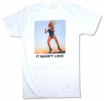 мужская хлопковая футболка Lady Gaga Perfect Illusion, Это была НЕ любовь, белая футболка, Новый товар, Бесплатная доставка, легкая футболка