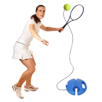 Набор рикошетов для теннисного тренажера с эластичной веревкой, оборудование для занятий теннисом в одиночку, противоскользящее для самостоятельной тренировки в теннис