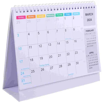 Настольный календарь на 2024 год The Office Decor Calendars Простые Стулья Ежедневное Использование Ежемесячная Бумага