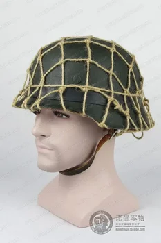 НАУШНИК. , БЕЗ ШЛЕМА военный времен Второй Мировой войны WW2 Немецкий чехол для шлема Камуфляжная сетка