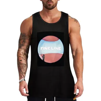 Новая майка Fine line, спортивные футболки для мужчин, мужская футболка без рукавов, мода 2023 года, мужчина