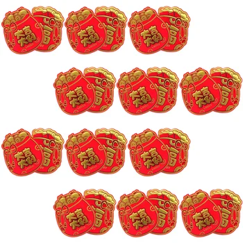 Новогодний Красный Конверт Китайский Новогодний Красный Пакет Традиционный Китайский Карман Для Денег На Удачу Подарок На Весенний Фестиваль Хун Бао