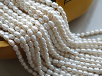 новое ювелирное ожерелье из натурального пресноводного жемчуга 4-6 мм, 3шт, сделай сам, рассыпчатые бусины 14 