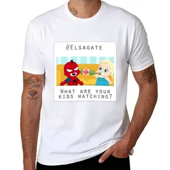 Новый Elsagate - что смотрят ваши дети? Футболка мужская, футболки для мальчиков, мужские футболки с графическим рисунком, упаковка