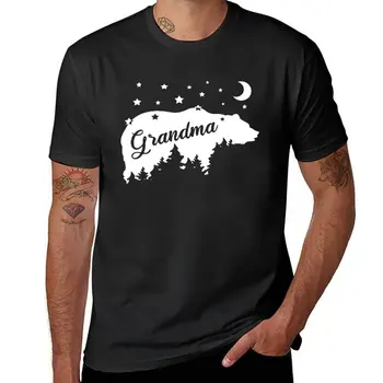Новый Бабушкин Медведь, Крутая Бабушкина Подарочная футболка, футболки оверсайз, быстросохнущая футболка, корейская мода, черные футболки для мужчин