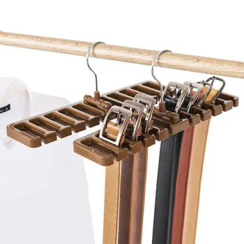 Новый креативный многофункциональный стеллаж для хранения ремней, вешалка для галстуков, шкаф для одежды, Вращающийся органайзер, вешалка для шарфов, домашний шкаф